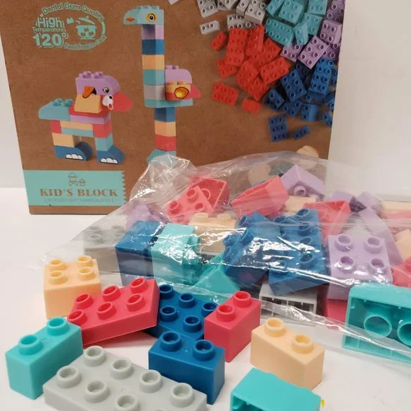 New 48pc Mini Soft Building Bricks - Picture 7 of 16